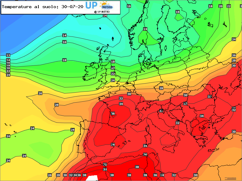 Temperature al suolo