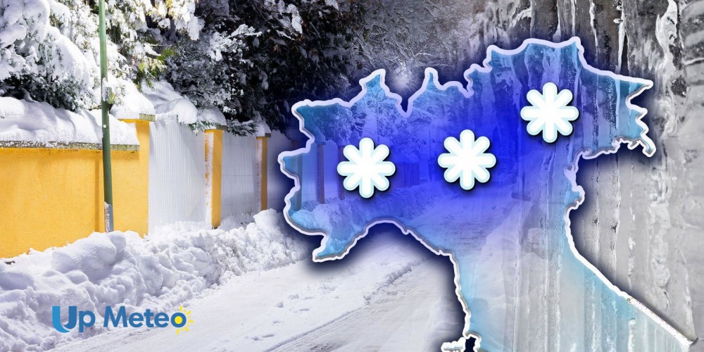 Meteo – Maltempo in peggioramento: irruzione fredda e ciclone in approfondimento portano piogge abbondanti, forti raffiche e neve in calo di quota.