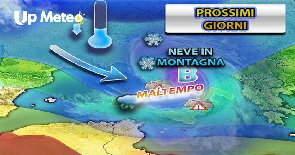 Maltempo protagonista, poi il brusco cambio: arriva l’aria artica