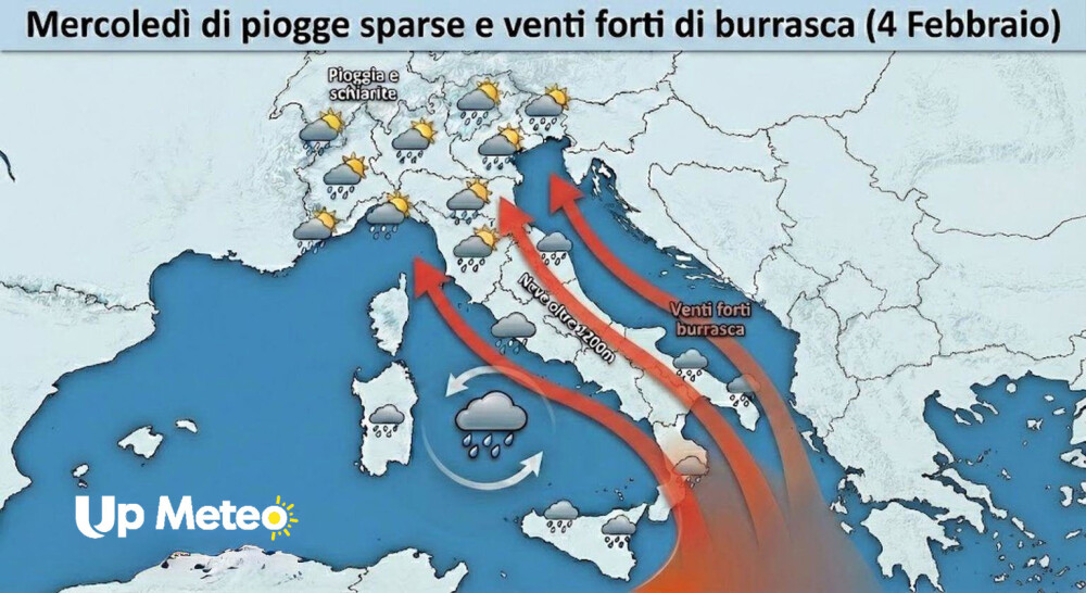 Meteo: maltempo solo agli inizi: settimana compromessa, i dettagli