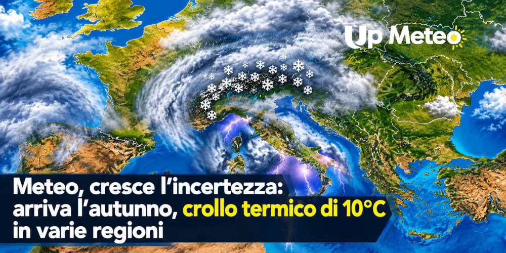 Dopo un fine settimana ancora in gran parte stabile e mite, da martedì 20 ottobre il tempo è destinato a cambiare. Una serie di perturbazioni in arrivo dal Mediterraneo occidentale porterà piogge su diverse regioni, soprattutto lungo il versante tirrenico, al Sud e sulle Isole Maggiori, riportando sull'Italia condizioni più tipicamente autunnali.