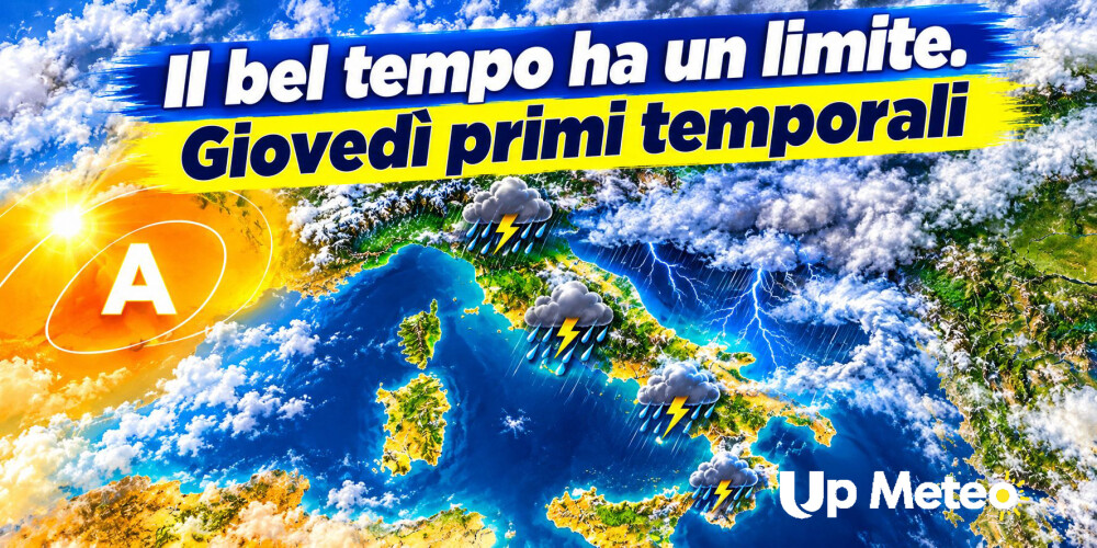 Martedì stabile su gran parte dell'Italia, con foschie in pianura, qualche temporale su Basso Lazio e Sicilia e mari mossi attorno alla Sardegna. Da giovedì 1° ottobre aumentano rovesci e temporali sull'Arco Alpino e sull'isola, mentre il weekend resta in prevalenza soleggiato.