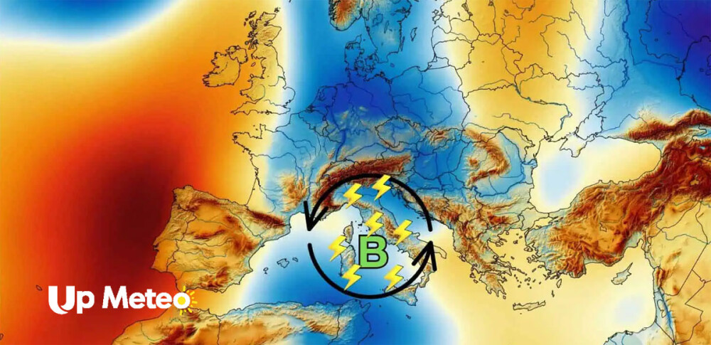 Caldo estremo sull'Italia e sull'Europa occidentale