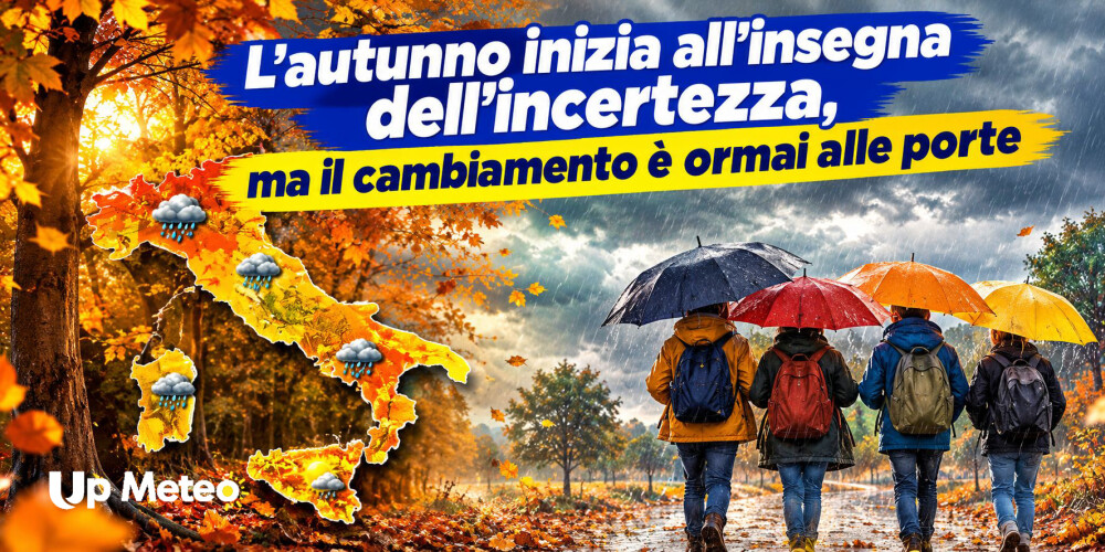 Comincia il conto alla rovescia, il tempo si appresta a cambiare e il maltempo potrebbe essere dirompente