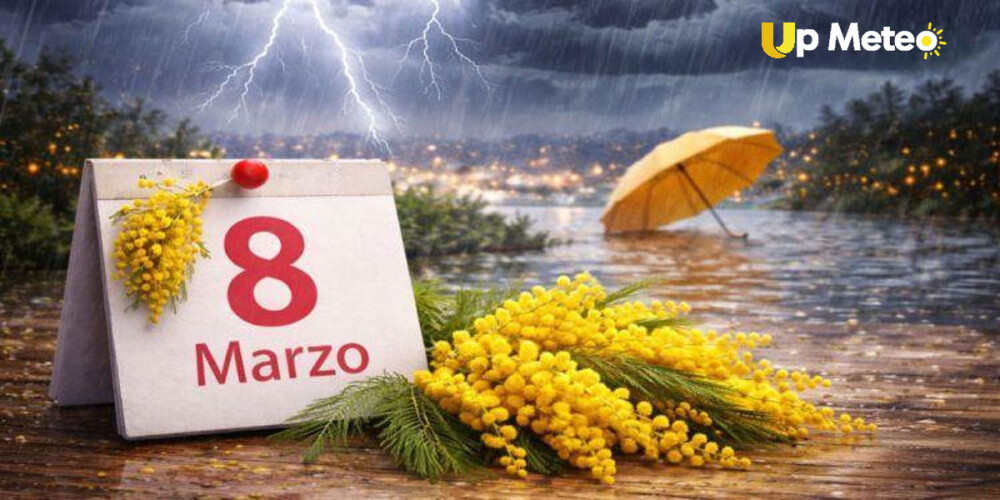 8 marzo sotto la pioggia: le regioni dove tenere l’ombrello a portata di mano.