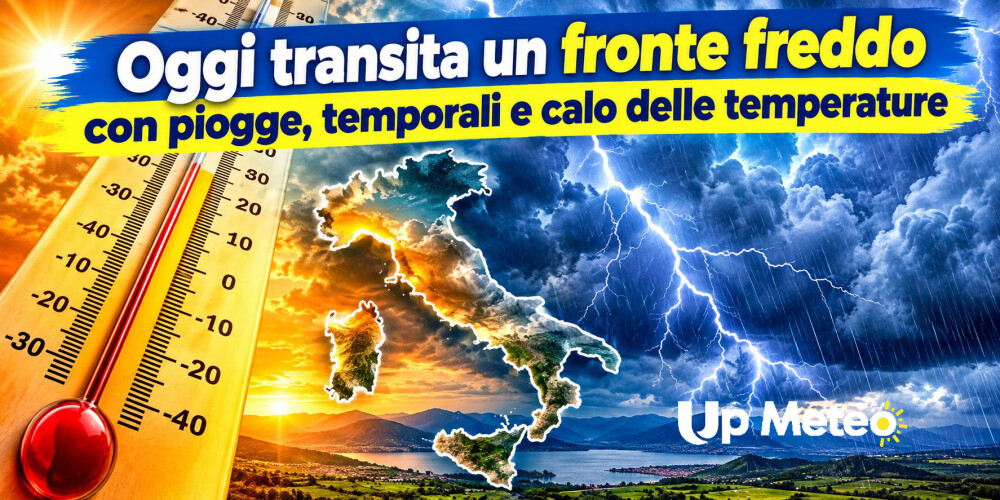 Improvvisa sferzata fresca nelle prossime ore, oltre al maltempo anche freddo improvviso.