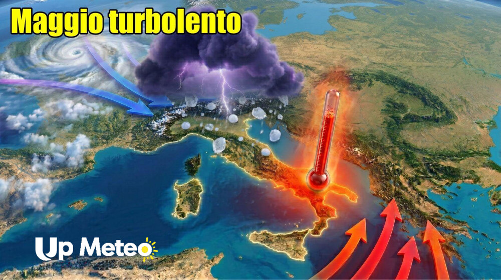 Perturbazioni atlantiche e anticiclone africano si contendono l'Italia