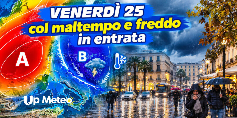 Ecco la prima perturbazione autunnale, arriva aria fresca dall'est!