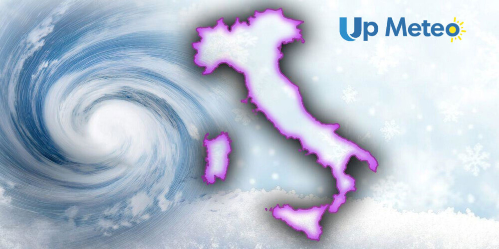 Maltempo da Mercoledì sera, irrompe il freddo Artico in Italia! Piogge, vento e neve.