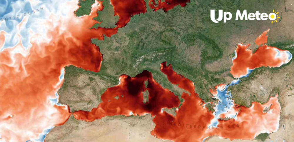 Le più recenti osservazioni satellitari mostrano un Mar Ligure eccezionalmente caldo, con anomalie termiche molto elevate tra la Costa Azzurra e le coste italiane, mentre l'estate è ancora all'inizio.