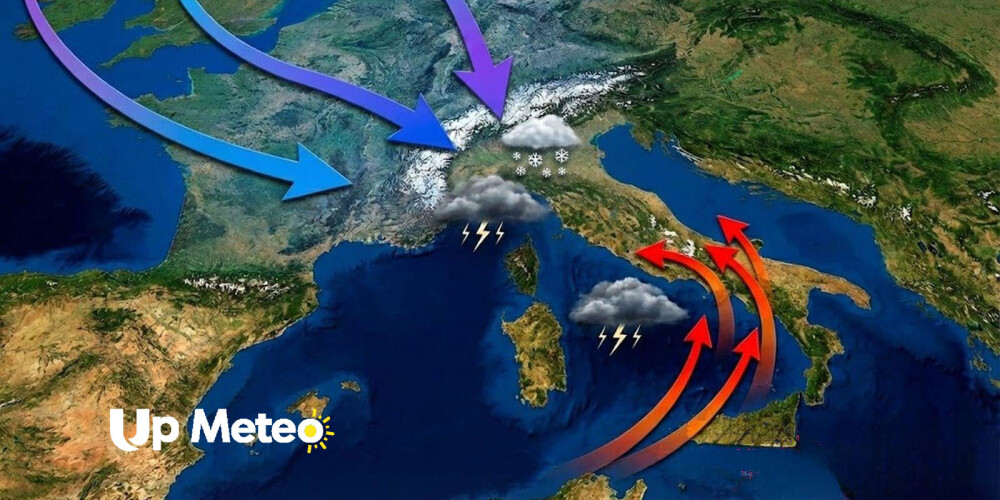 Fine settimana con clima invernale: nevicate previste al Centro Nord, anche a quote contenute