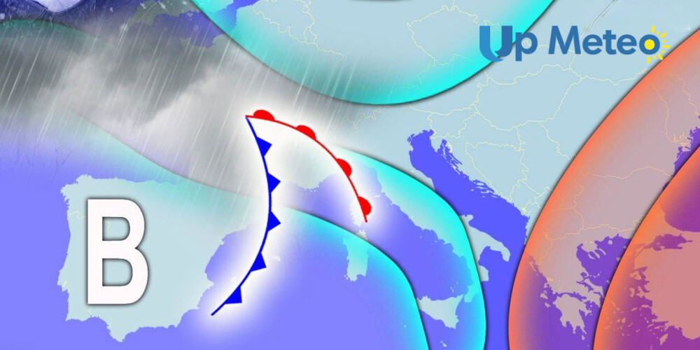 Doppio passaggio perturbato nel weekend: si attiva un ciclone mediterraneo