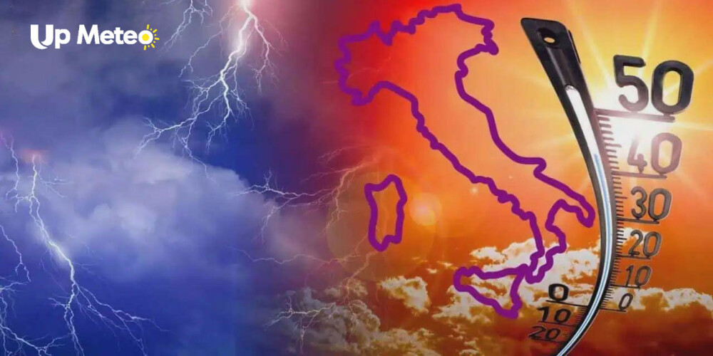 Picchi di 42-43 gradi con l’anticiclone subtropicale, ma al Nord ci sarà una crescente instabilità atmosferica