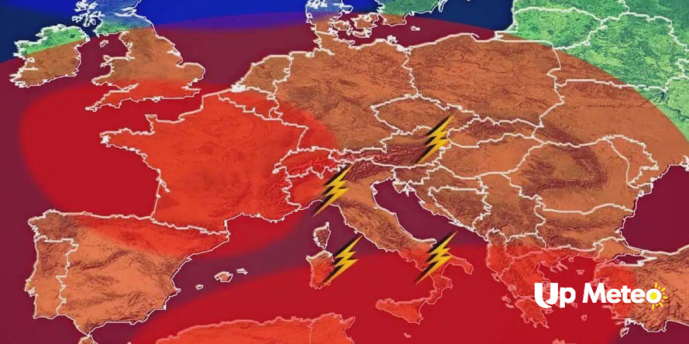 L'anticiclone subtropicale torna a dominare il Mediterraneo riportando un'intensa ondata di caldo sull'Italia con temperature in forte aumento per tutta la settimana.