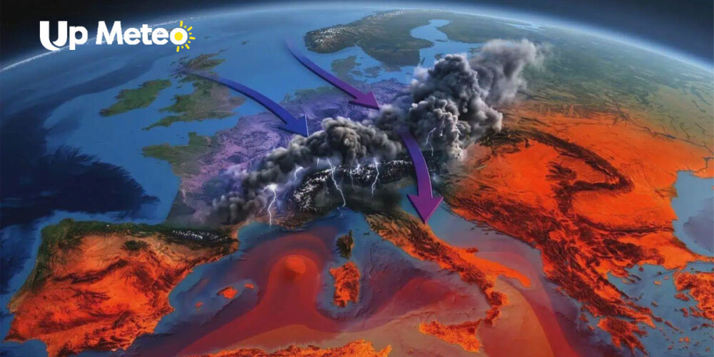 L'Italia continua a fare i conti con un'estesa area di alta pressione che mantiene temperature elevate e notti molto calde. I modelli meteo iniziano però a intravedere un possibile cambiamento nella prima metà di agosto.