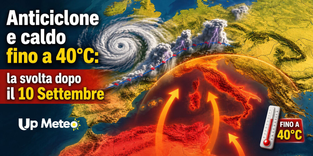 L'alta pressione torna a dominare l'Italia con sole e temperature ben oltre la media, ma la struttura non è del tutto stabile: possibili temporali sui rilievi, caldo intenso nella prima decade di settembre e una possibile svolta nella seconda parte del mese.