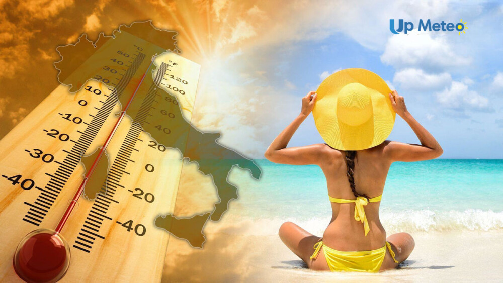 Alta pressione sempre più forte e sempre più calda. Weekend estivo!