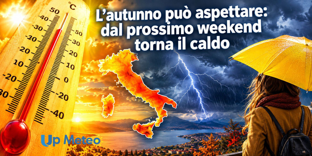 Nuova rimonta dell’anticiclone sull’Italia, con il ritorno del caldo fuori stagione negli ultimi giorni di settembre