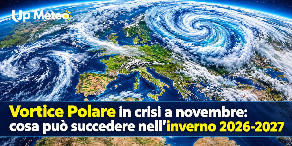 All'inizio di novembre il Vortice Polare potrebbe andare incontro a un cambiamento eccezionale per il periodo, favorendo la discesa di aria fredda verso l'Europa centrale e meridionale. Le prospettive per l'inverno restano ancora incerte, con previsioni stagionali che propongono scenari differenti.