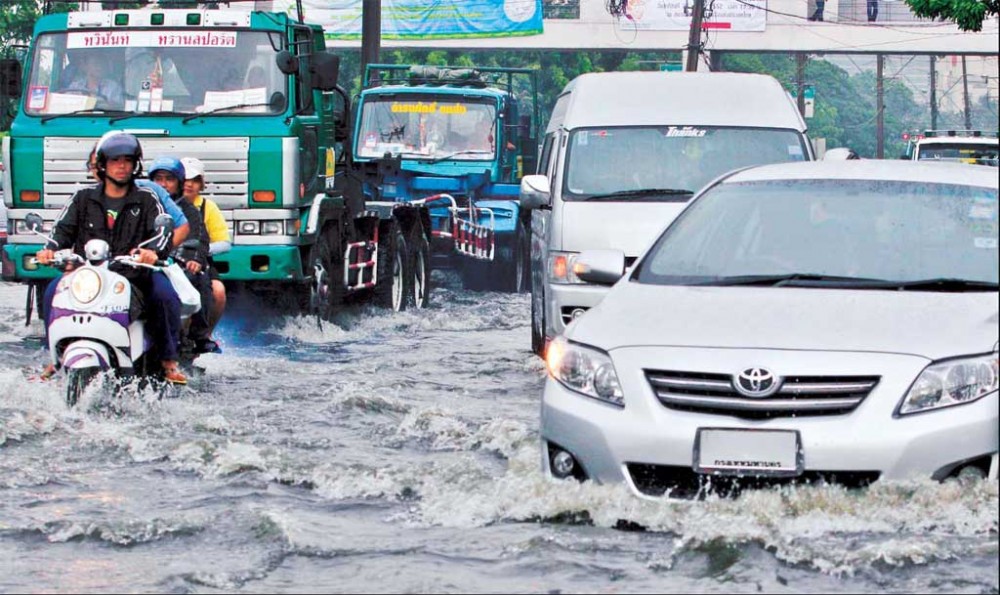 Alluvioni del monsone nel sud-est asiatico nell'estate del 2019.