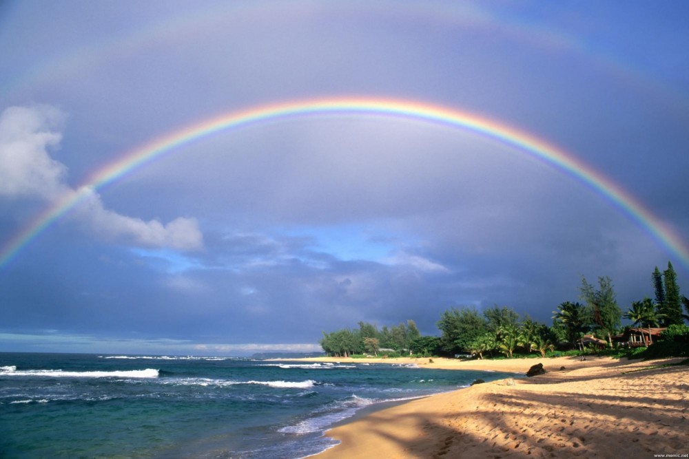 "La vita e come un arcobaleno: ci vuole la pioggia e il sole per vederne i colori.". i temporali che interrompono il caldo possono essere occasione di splendido spettacolo nel cielo.