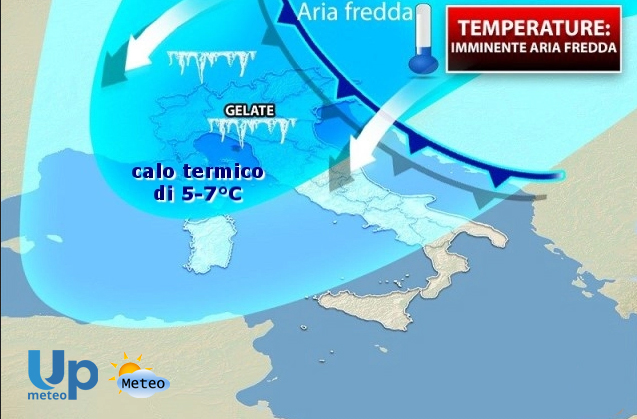 Irruzione di aria fredda fra pochi giorni.