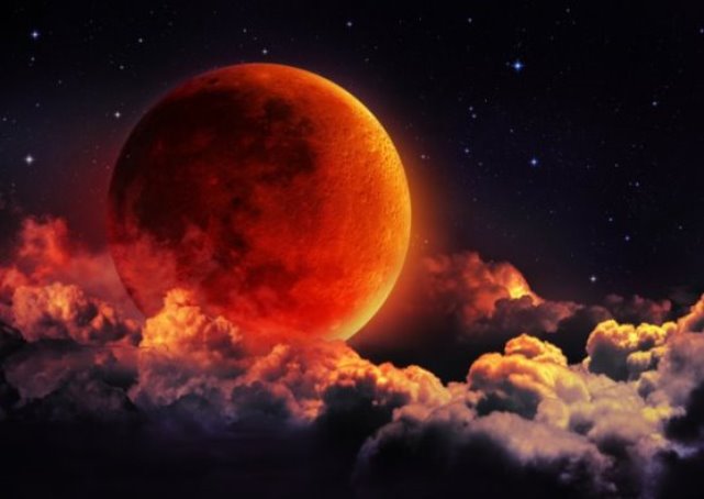 Stasera la luna si tingera di rosso