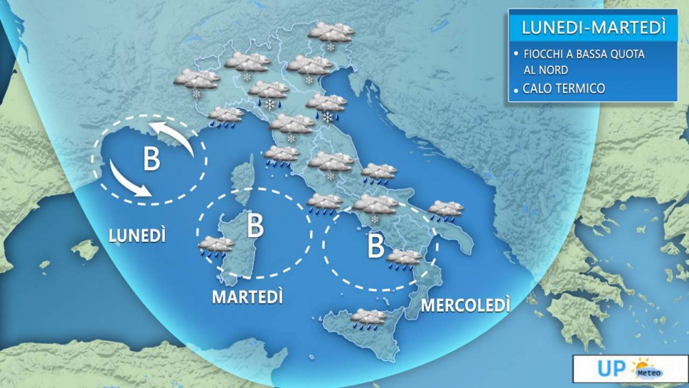 Inizio di settimana invernale