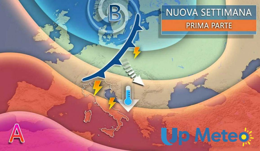 Temporali anche forti e stop al grande caldo dopo Ferragosto.