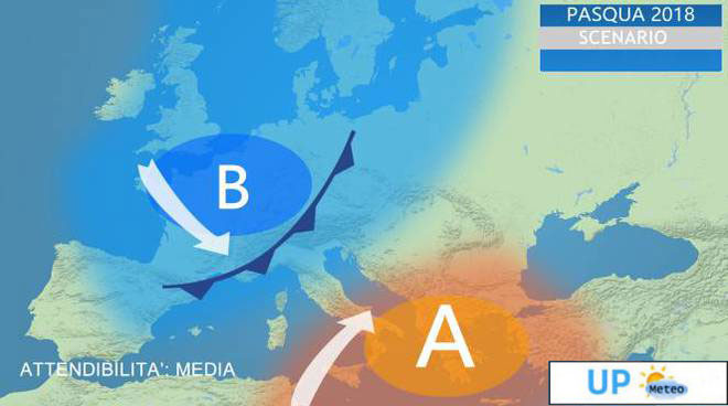 Pasqua e Pasquetta Italia divisa in due
