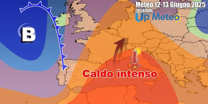 L’Anticiclone Africano in rafforzamento sull’Italia, con temperature elevate e prime insidie dal weekend