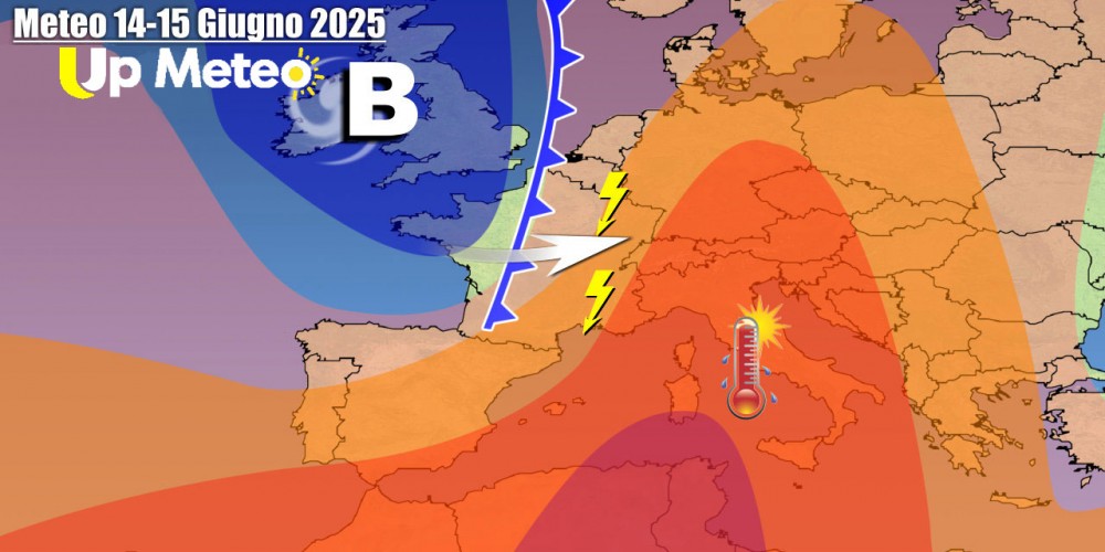 Sole, caldo e afa nel weekend quando arriverà qualche temporale che preannuncerà una rinfrescata