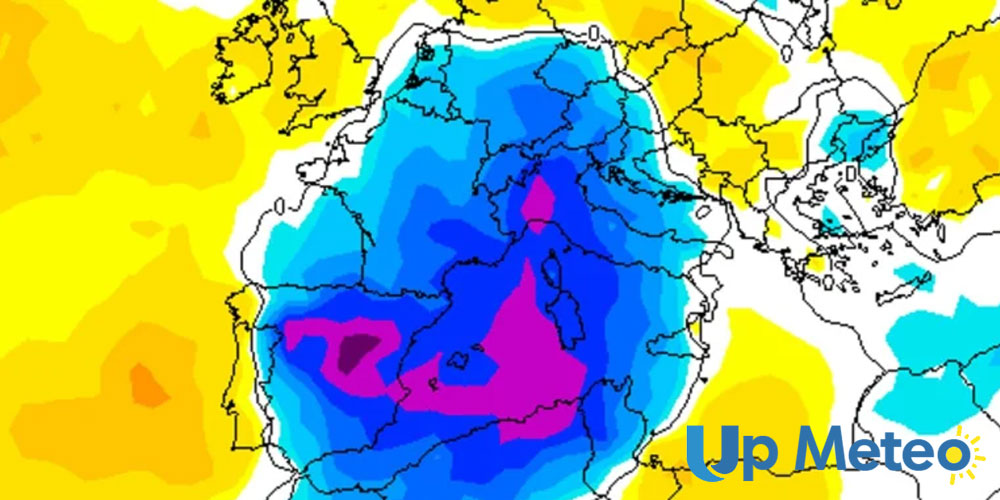 Goccia fredda padrona del weekend: attesi temporali e calo termico