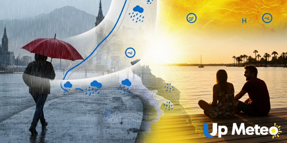 Italia divisa in due tra sole e temporali