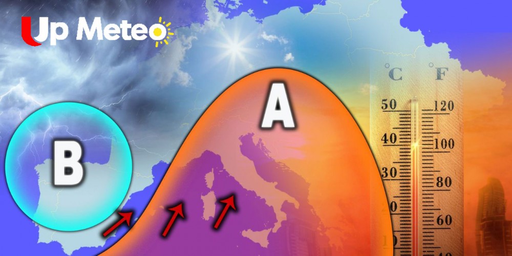 Anticiclone africano in procinto di tornare sull’Italia e durerà a lungo sin verso Ferragosto, pur perdendo di potenza