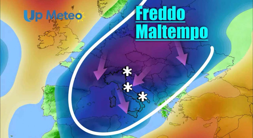 Dopo Epifania e atteso un impulso molto freddo con maltempo.
