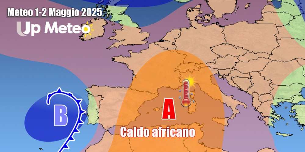 Stop ai temporali e sta arrivando l’Anticiclone col primo caldo che si farà sentire nel Ponte del 1° Maggio