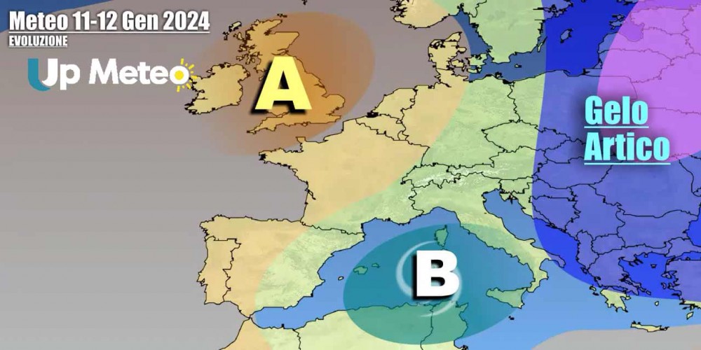 Tempo molto instabile con nuove piogge e nevicate che colpiranno soprattutto il Centro-Sud e le Isole