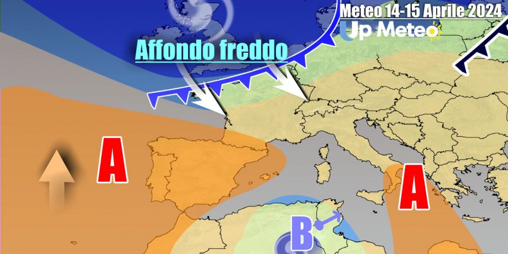 Prossima settimana più movimentata, con freddo tardivo che innescherà instabilità riportando l’inverno