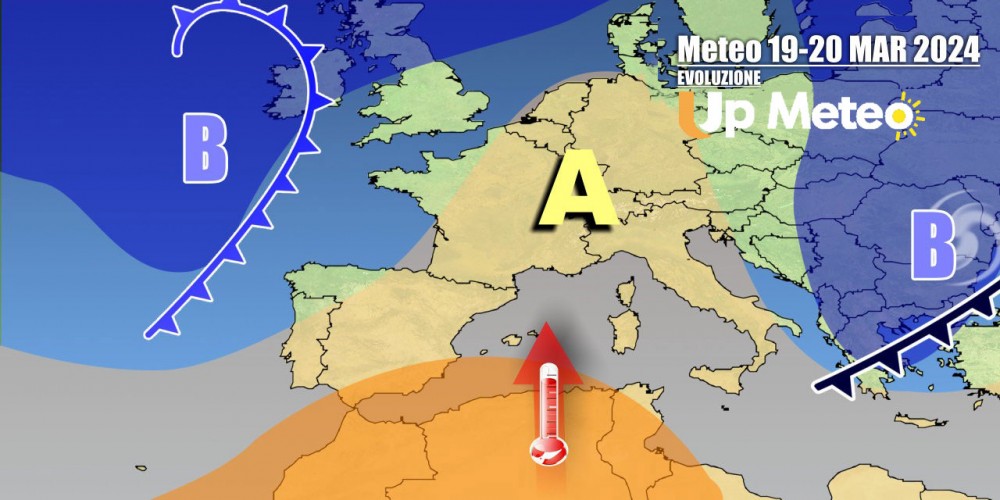 Veloce perturbazione in avvio di settimana, poi arriva l'anticiclone africano ma nel weekend cambia