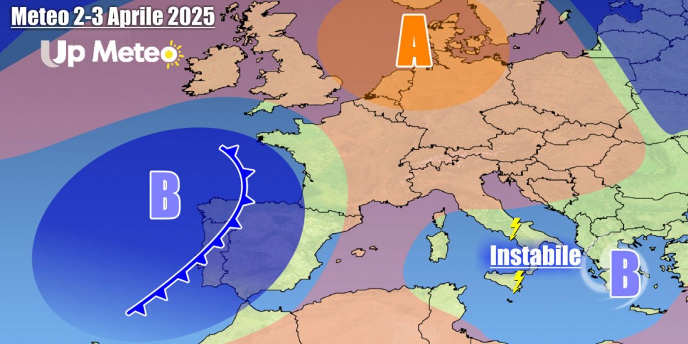 Inizio di nuovo mese fra instabilità e clima più freddo, poi l’Anticiclone riconquisterà l’Italia per poco
