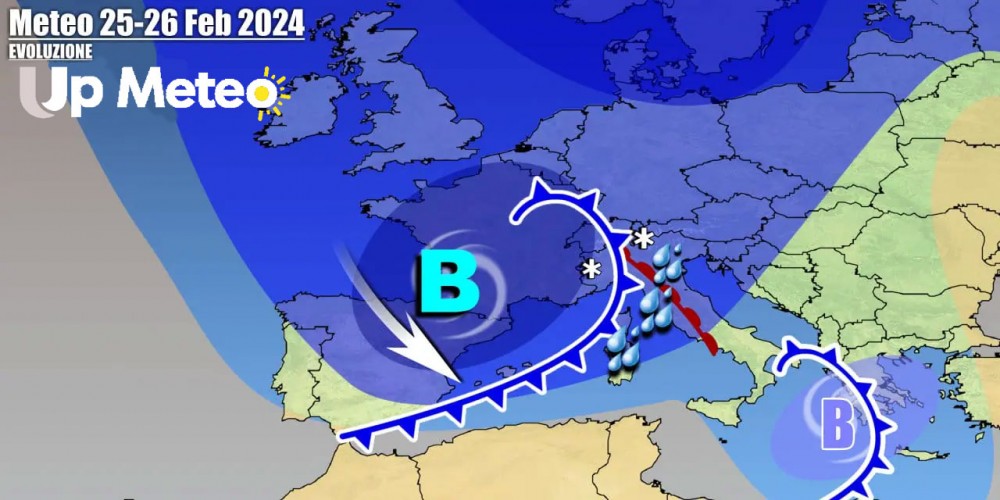 Da un fronte all'altro e nella prossima settimana maltempo 'piu forte per un nuovo insidioso vortice ciclonico