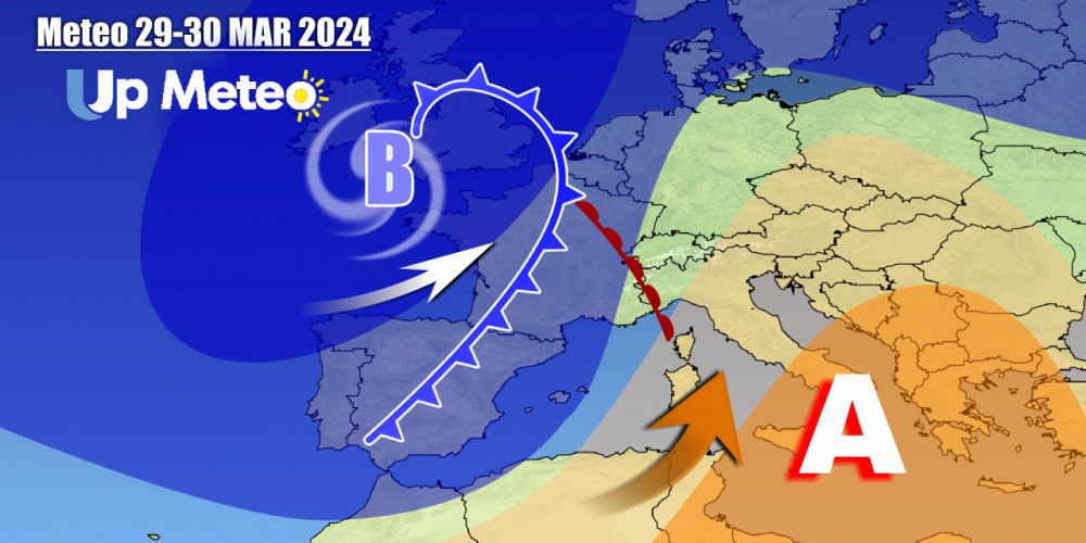 Vortice in allontanamento e spazio al ritorno dell'anticiclone, ma per il weekend festivo Italia divisa a meta, meteo pasqua