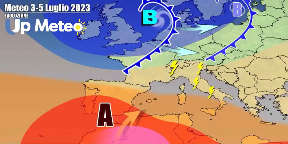 Italia: nuova settimana dai temporali al rovente anticiclone africano