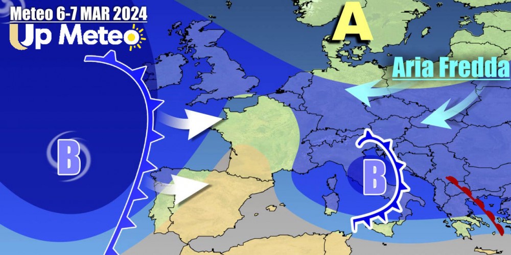 Spiccata variabilita nei prossimi giorni, in attesa di una nuova organizzata perturbazione atlantica da venerdi.