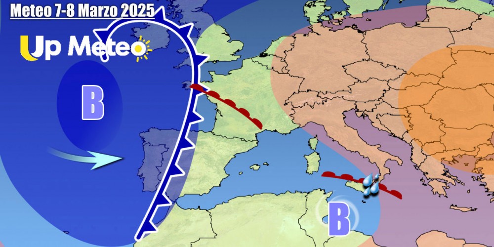Primi disturbi preparano per il weekend il ritorno di piogge e neve, prossima settimana perturbata