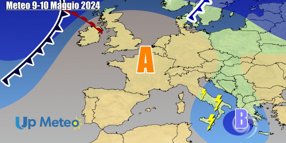 Weekend 11-12 maggio con qualche insidia temporalesca