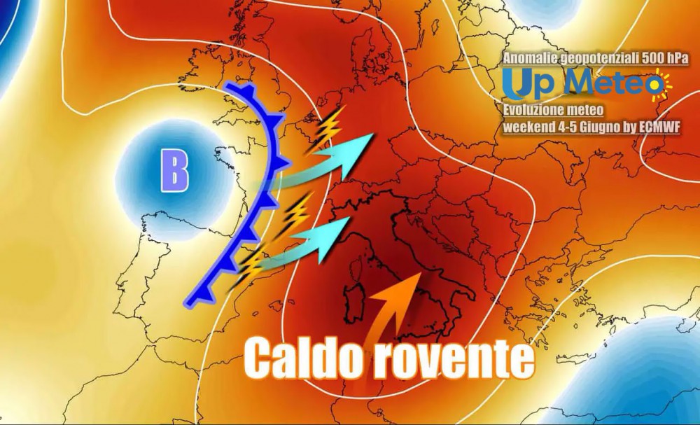 Ponte 2 Giugno: sotto l'anticiclone africano, caldo intenso ma anche isolati temporali