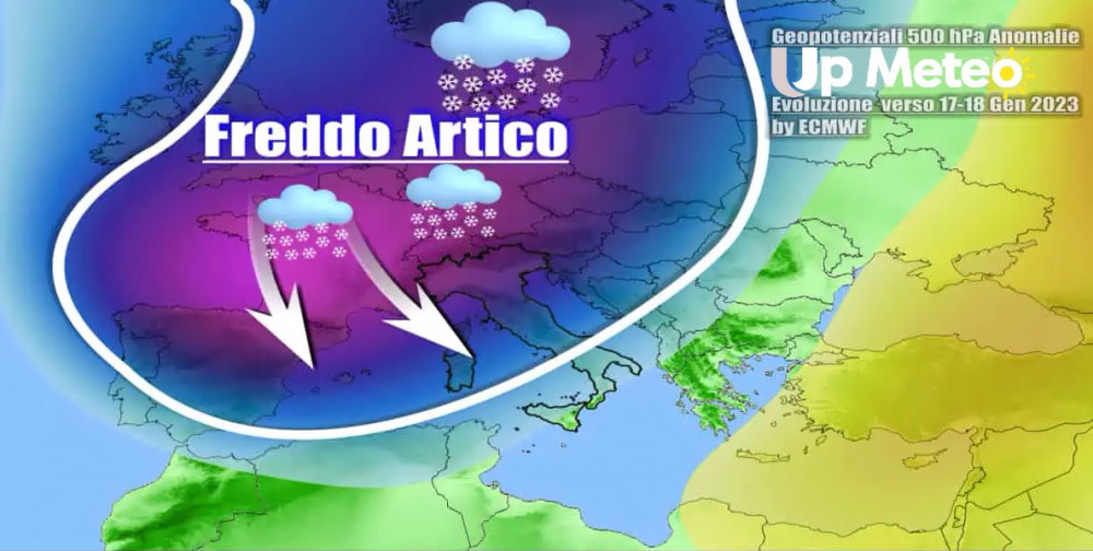 Svolta invernale nella prossima settimana: freddo, pioggia e neve anche a quote basse