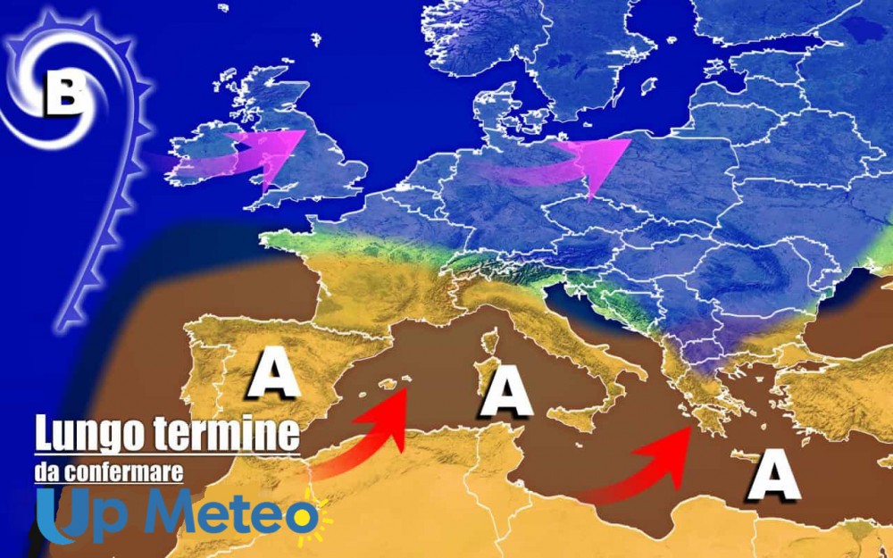 Tendenza meteo per la seconda meta di dicembre: in arrivo tante novita